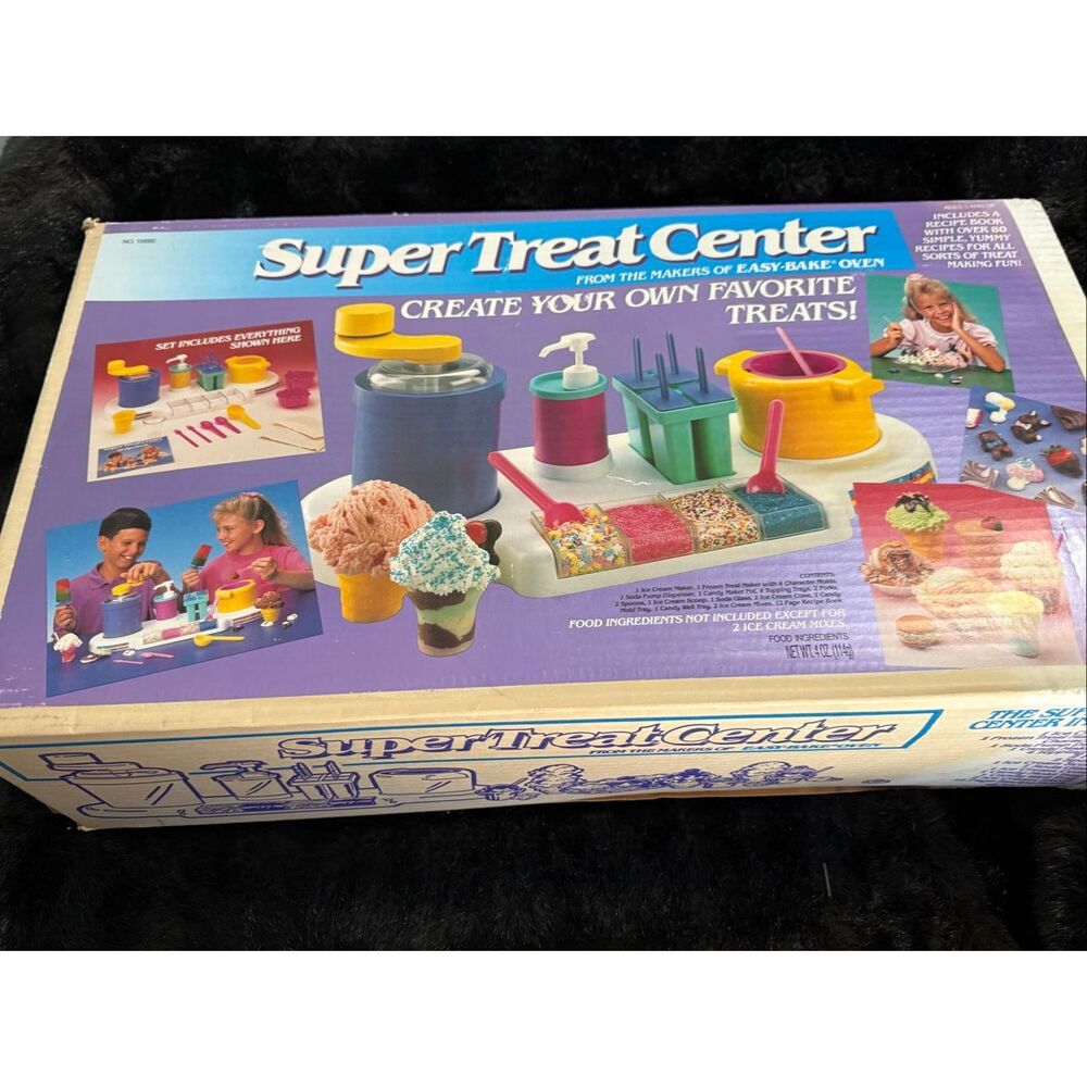 Kenner Super Treat Center‎ Makers of Easy-Bake Oven 1990 Ice Cream Popsicle kit